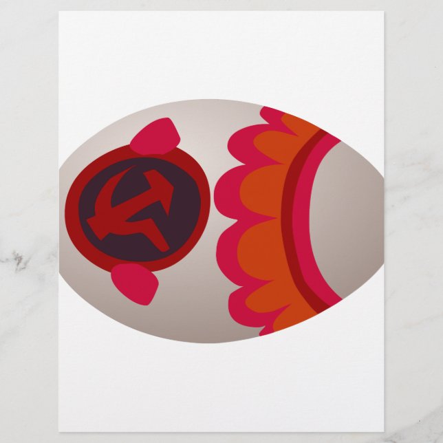 Lámina Glitch Food egg egg egg soviet (Anverso)