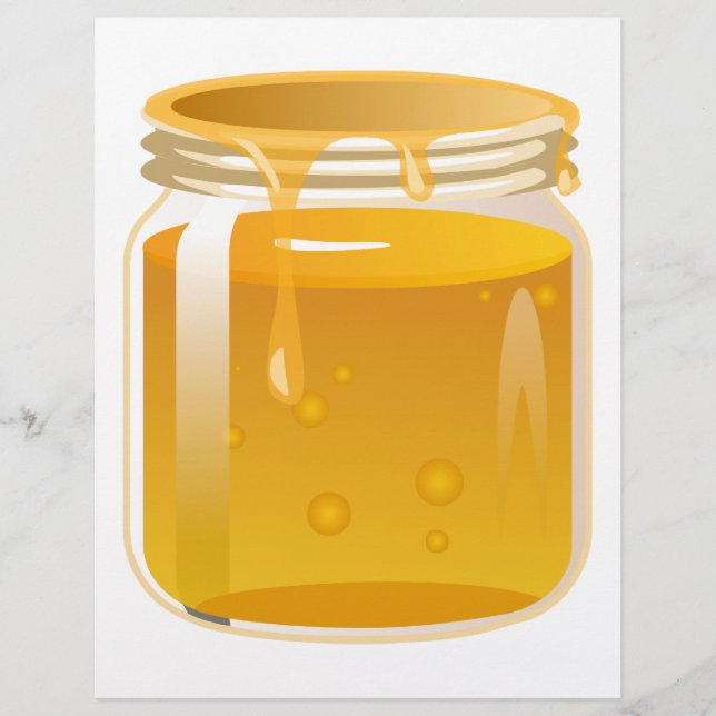 Lámina Glitch Food Honey (Anverso)