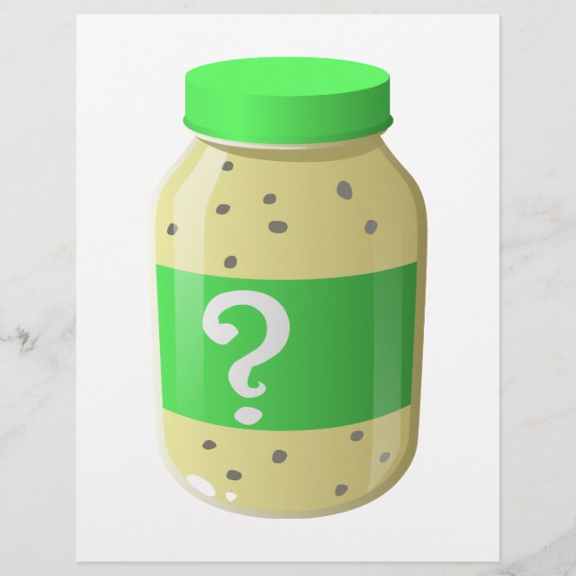 Lámina Glitch Food salsa secreta (Anverso)