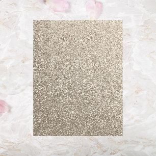 Lámina Glitzy Taupe Scrapbook Paper