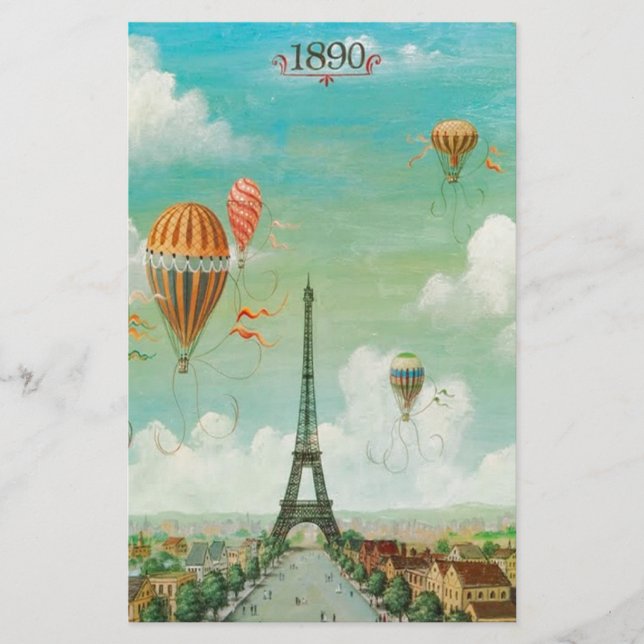 Lámina Globalización sobre París (Anverso)