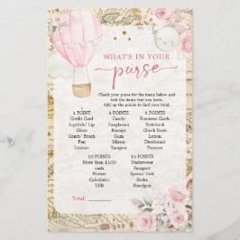 Lámina Globo de aire no es ella un juego maravilloso de b