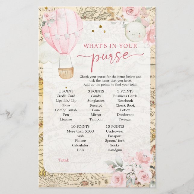 Lámina Globo de aire no es ella un juego maravilloso de b (Anverso)