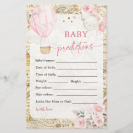 Lámina Globo de aire no es una maravillosa predicción de