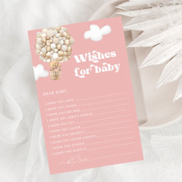 Lámina Globos de oso anuncian deseos de espera para juego