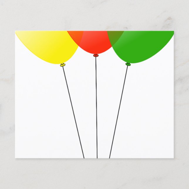 Lámina Globos globos personalizado personalizar aniversar (Anverso)