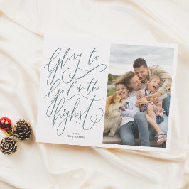 Lámina Gloria Presupuestaria A Dios Navidades Festividad 