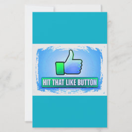 Lámina Golpear ese botón con invitaciones y Invitaciones