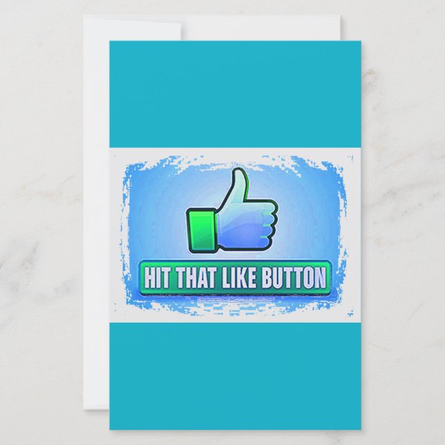 Lámina Golpear ese botón con invitaciones y Invitaciones (Anverso)