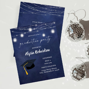 Lámina Gorra de Graduación de Presupuesto Fiesta Chalkboa