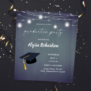 Lámina Gorra de Graduación Presupuestaria Chalkboard Fies