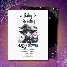 Lámina Gótico Niña está preparando Couldron Fantasma