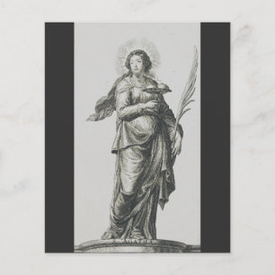 Lámina Gracia Volcánica de Santa Águeda de Sicilia Arte