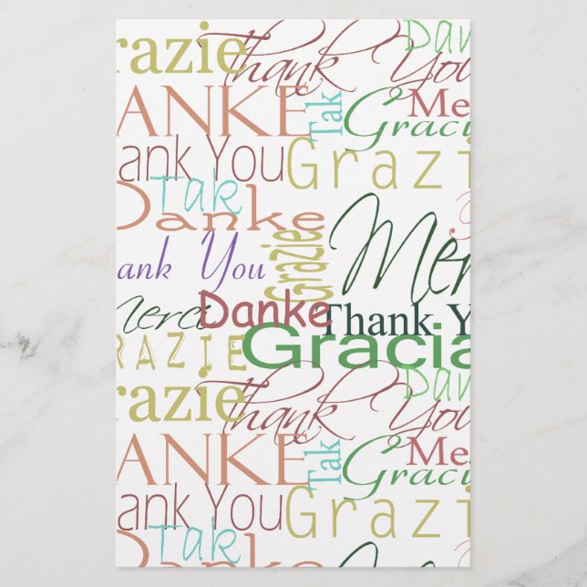 Lámina Gracias Craft Paper (Anverso)