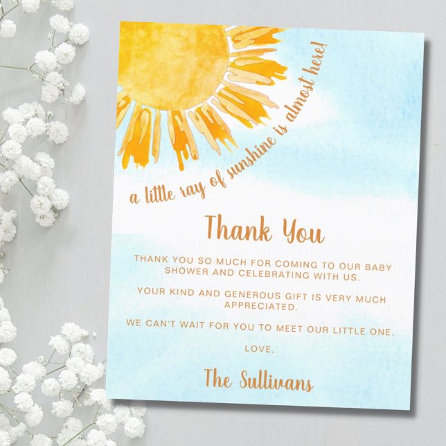 Lámina Gracias Por El Rayo Presupuestario De Sunshine Bab (Subido por el creador)