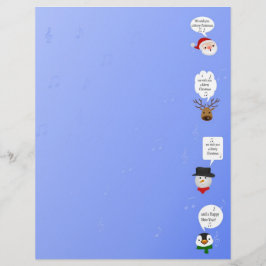 Lámina Gracioso Te deseamos una Feliz Navidad