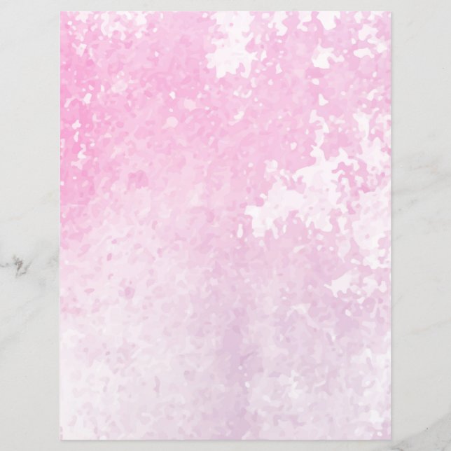 Lámina Gradiente de acuarela rosa grunge suave pastel  (Anverso)