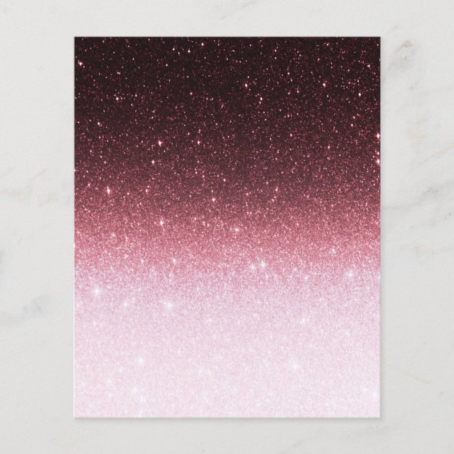 Lámina Gradiente de brillo dorado rosa (Anverso)