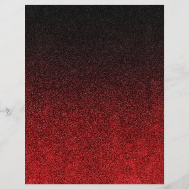 Lámina Gradiente de Purpurina rojo y negro (Anverso)