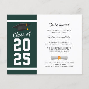 Lámina Graduación 2025 Guión Invitación a la fiesta de gr