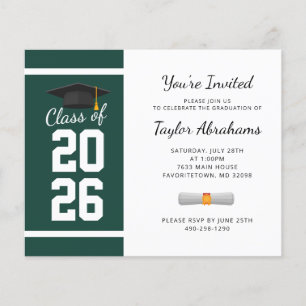 Lámina Graduación 2025 Invitación de Grad Party