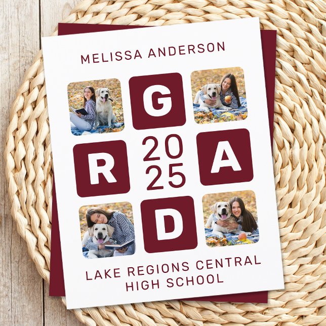 Lámina Graduación de foto de grado único de presupuesto d (Subido por el creador)