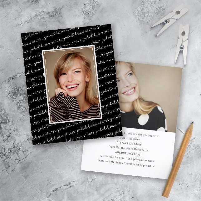 Lámina Graduación de fotos de guión moderno (Subido por el creador)