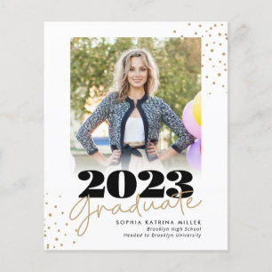 Lámina Graduación de fotos de puntos de oro de clase de g