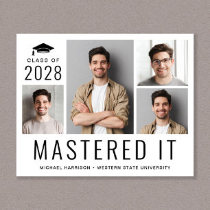 Lámina Graduación de Maestría con Fotos al Presupuesto