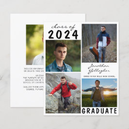Lámina Graduación de presupuesto 5 Invitación de fotos
