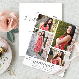 Lámina Graduación de presupuesto blanco 4 Invitación de g