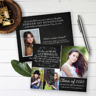 Lámina Graduación de presupuesto Christian Isaiah 40 Foto