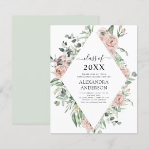 Lámina Graduación Presupuestaria 2023 Floral Rosa Polvori