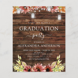 Lámina Graduación Presupuestaria 2023 Girasol De Madera R