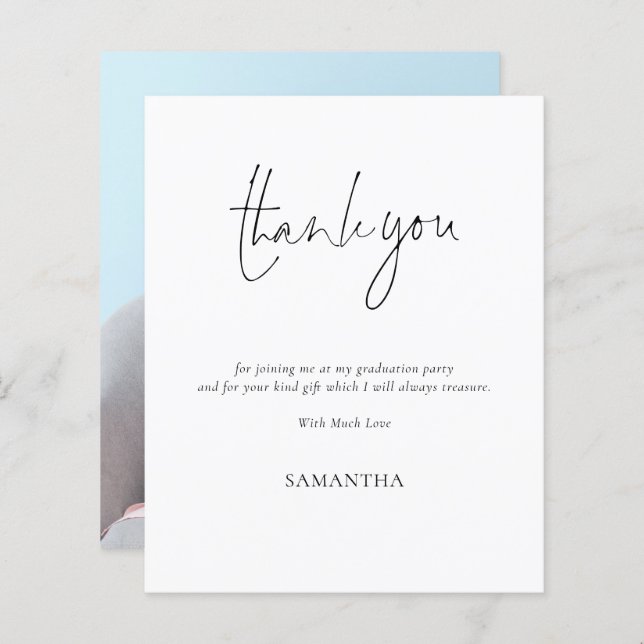 Lámina Graduación simple de script de presupuesto (Anverso / Reverso)