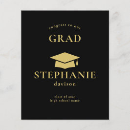 Lámina Graduado 2023 de la graduación de la categoría Bla