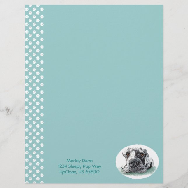 Lámina Gran dane con la médula (Anverso)