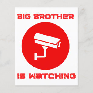 Lámina Gran Hermano está Vigilando 1984 ingsoc