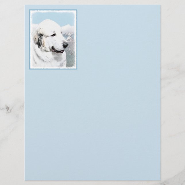 Lámina Gran pintura en los Pirineos - Arte original del p (Anverso)