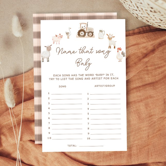 Lámina Granja de animales Barnyard que canta el juego de  (Subido por el creador)