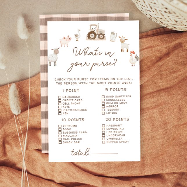 Lámina Granja de animales que se encuentra en tu juego de (Subido por el creador)