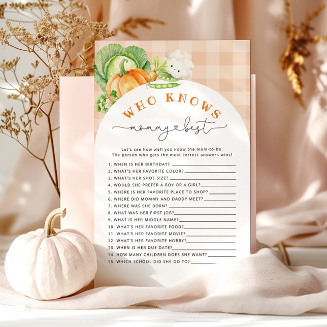 Lámina Granja de calabaza otoñal Quién conoce mejor juego (Subido por el creador)