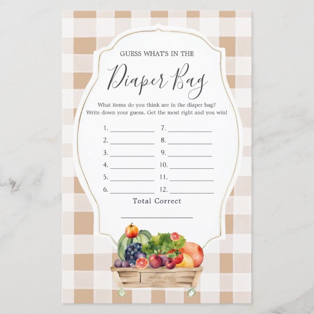 Lámina Granjeros de verduras de cosecha local que trabaja (Anverso)