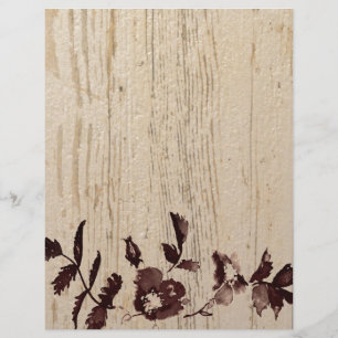 Lámina Grano de madera texturada lavado blanco