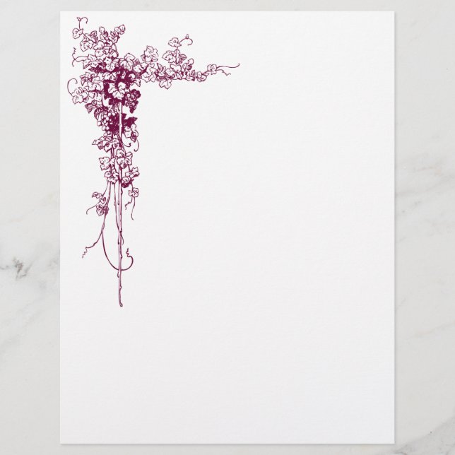 Lámina Grape Vine Stationery (Anverso)
