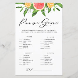 Lámina Grapefruit ¿Qué hay en tu bolso juego de ducha de