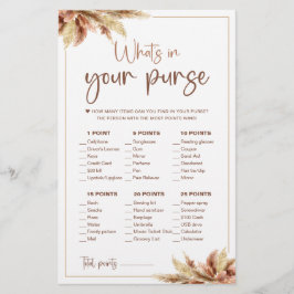 Lámina Grasa Dry Pampas | Qué hay en tu juego de bolsos