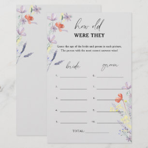 Lámina Gray Boho Floral Qué edad tenían los juegos de nov