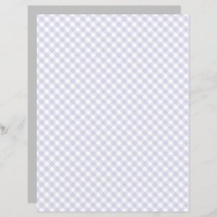 Lámina Gray Gingham Scrapbook Paper