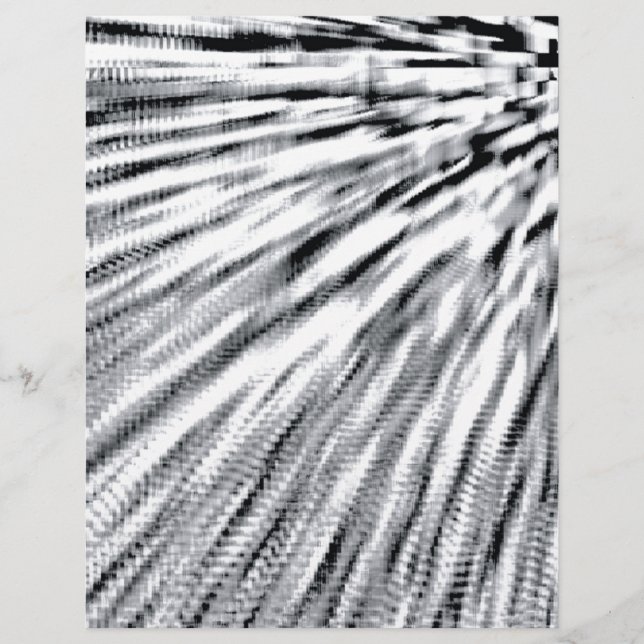 Lámina Gray Pixel Wind (Anverso)